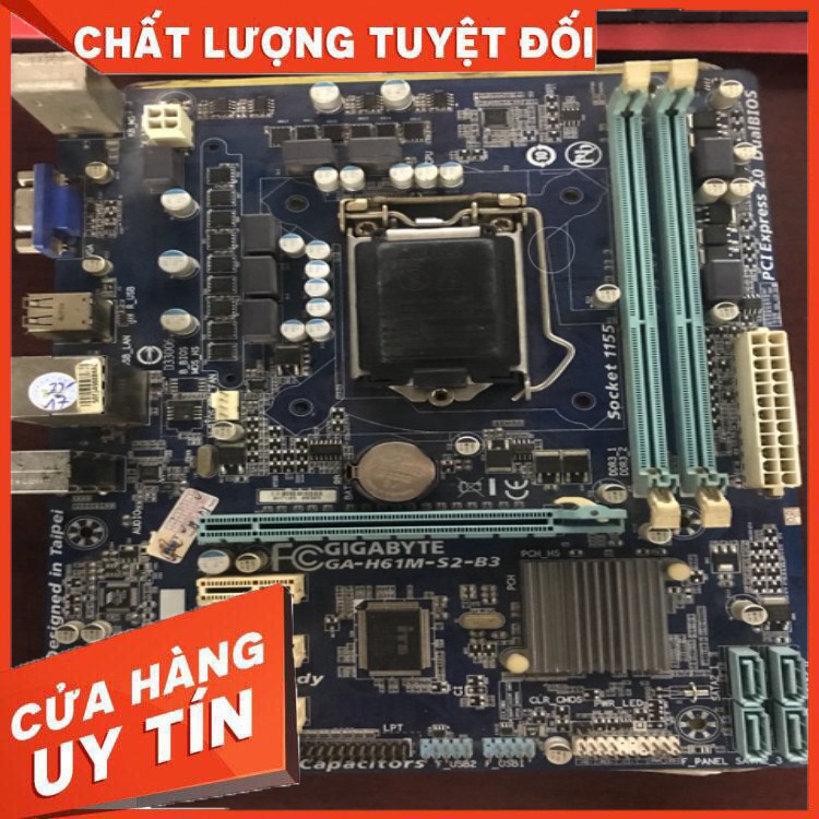 Main Gigayte H61 chính hãng socket 1155