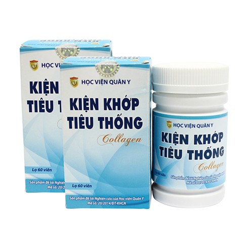 Chính Hãng : Kiện Khớp Tiêu Thống Collagen Học Viện Quân Y ( Lọ 60 Viên )