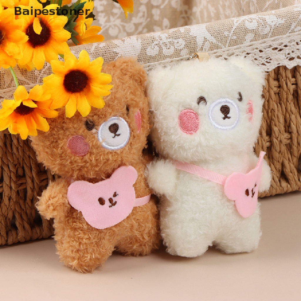 Móc Khóa Gấu Bông Ba Lô Mini 12CM Cho Cặp Đôi