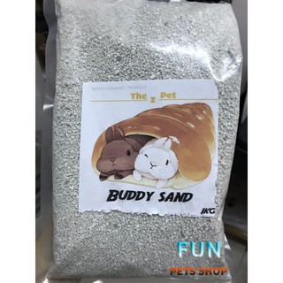 Cát Buddy trắng lót chuồng cho hamster , thỏ bọ ú