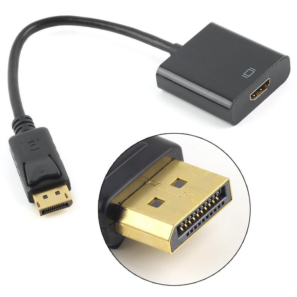 Dây cáp chuyển đổi DP đầu đực sang HDMI đầu cái cho Dell HP Lenovo