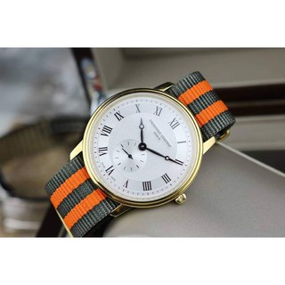 Đồng hồ nam dây nato Frederique Constant FC235M4S5GRYORG