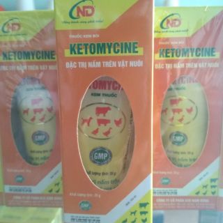 KETOMYCINE NẤM BÔI NGOÀI DA 25G