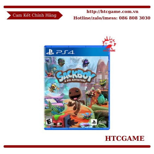Đĩa game Sackboy: A Big Adventure dành cho PS4/PS5