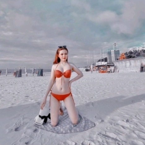 Sét bikini 2 mảnh áo ngực quần chip cột nơ (9 màu) KONKUN MS100