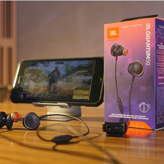 Tai Nghe Gaming In-Ear JBL Quantum 50 - Bảo Hành Điện Tử 12 Tháng