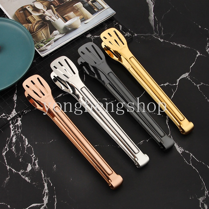 Kẹp Gắp Thức Ăn Bằng Thép Không Gỉ Chống Dính