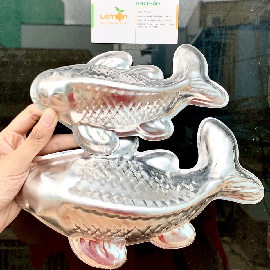 Khuôn xôi cá chép bằng nhôm, ép cơm, làm rau câu bền đẹp, tiện lợi