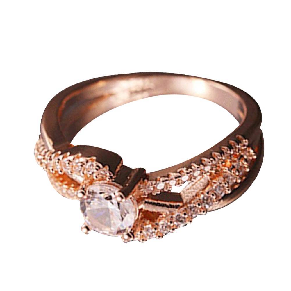 Nhẫn Đính Đá Lấp Lánh Phong Cách Hàn Quốc Cho Nữ