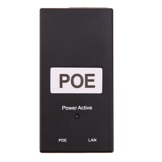Hộp cấp nguồn poe ethernet 48v 0.5a 24w cho camera cctv
