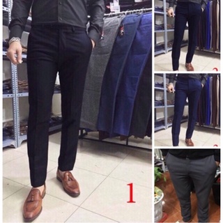 Quần âu nam công sở chất vải chéo cao cấp A086,Quần âu nam vải co giãn nhẹ mềm mại thoáng mát,Quần tây nam cao cấp