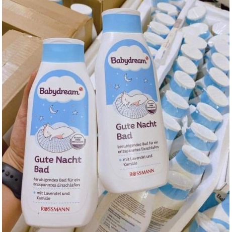 [ Hàng nội địa Đức ] Sữa tắm babydream giúp bé ngủ ngon t7/2023