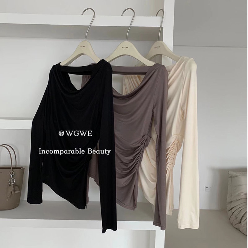 Áo Thun Tay Dài Dáng Ôm Chống Nắng Thời Trang Mùa Hè Cho Nữ