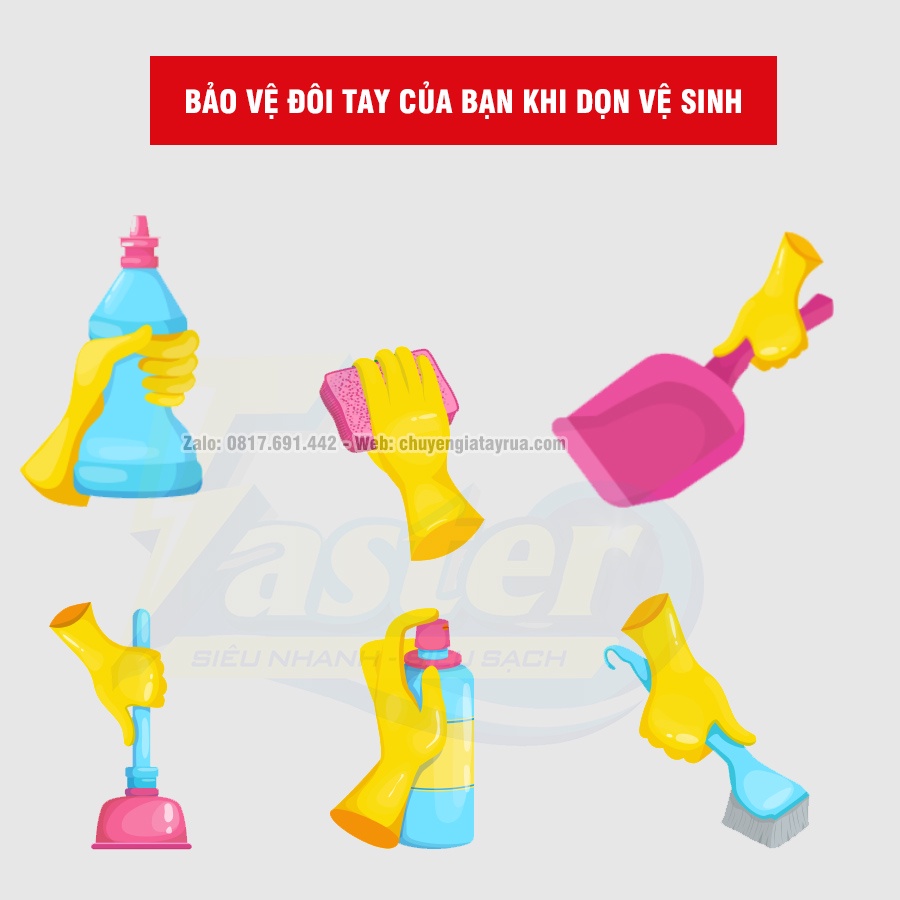 Găng Tay Cao Su Bền Dai, Bao Tay Rửa Bát Chống Ăn Mòn, Bảo Vệ Đôi Tay Khỏi Hóa Chất, Bảo Hộ Lao Động