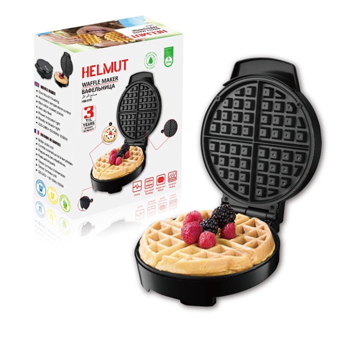 Máy Làm Bánh Waffle , Bánh Tổ Ong HELMUT 1000W