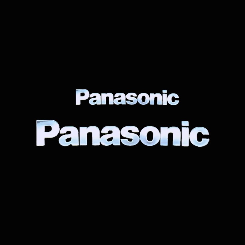 Nhãn dán kim loại mới-Panasonic Panasonic nhãn dán kim loại điều hòa không khí tủ lạnh máy giặt logo
