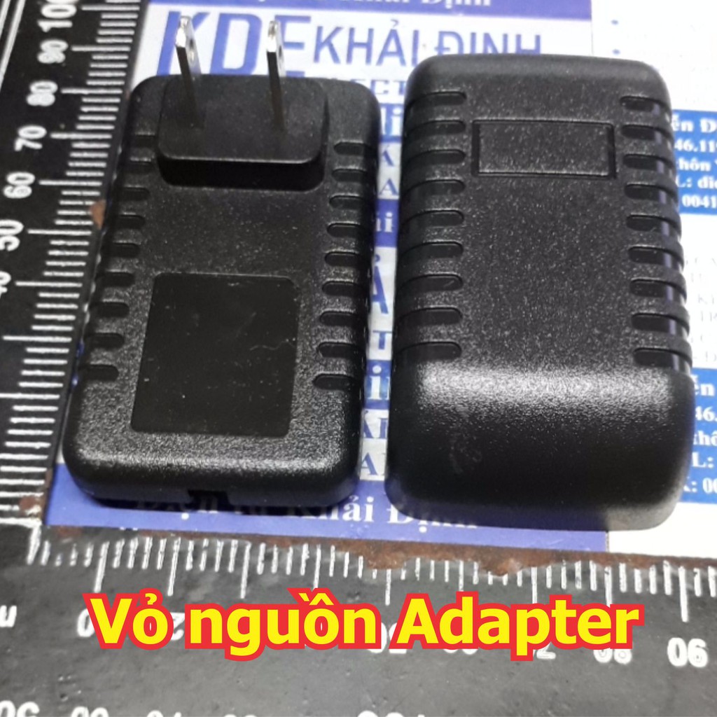 5 bộ VỎ nguồn adapter, dùng chế các mạch ứng dụng 25x40x58mm kde5388