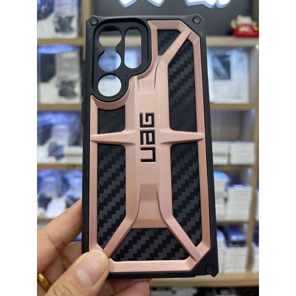 Uag Ốp Điện Thoại Sợi carbon Chống Sốc Chống Rơi Cho samsung galaxy s22 ultra