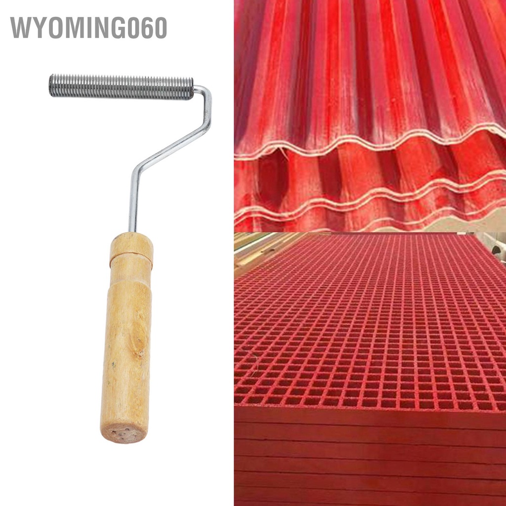 [Hàng Sẵn] Đường kính 16x100mm Sợi thủy tinh cán bong bóng Bộ công cụ con lăn sợi cho nghiệp 【Wyoming060】