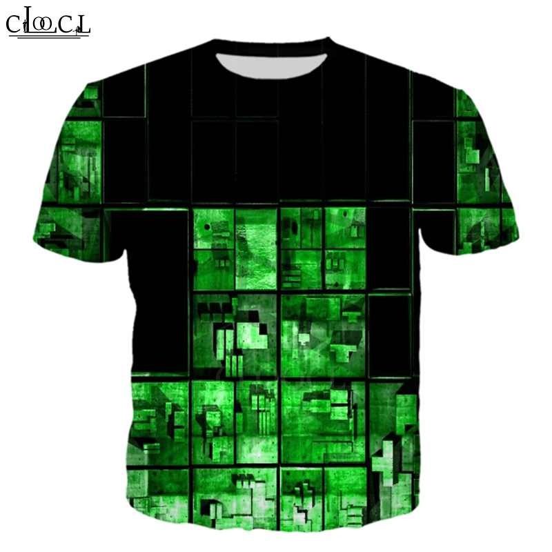 Áo Thun Tay Ngắn In Hình Game Minecraft 3d Cá Tính Cho Nam