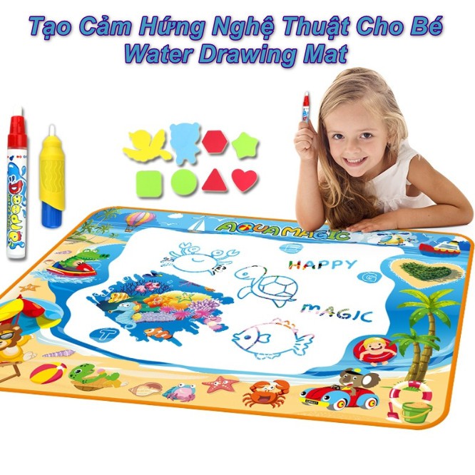 Water Drawing Mat - Tạo Cảm Hứng Nghệ Thuật Cho Bé - Home and Garden