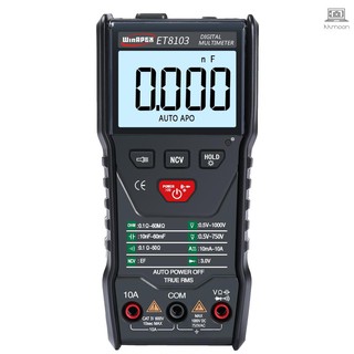 Bộ đồng hồ đo vạn năng WinAPEX ET8103 có màn hình LCD hiển thị chuyên dụng
