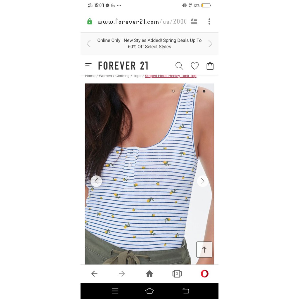 Áo thun dây F21 hóa nhí
