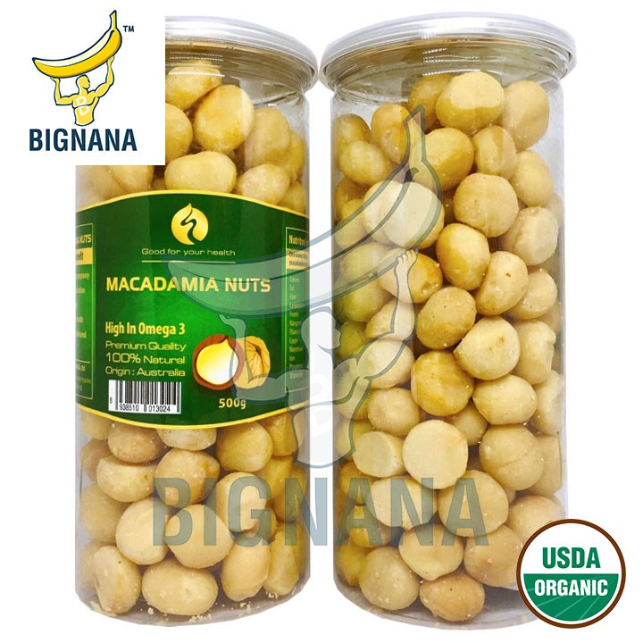 Siêu Giảm Tháng 6, Hạt Macca Úc Đã Tách Vỏ - Hộp 500gr Hảo Hạng