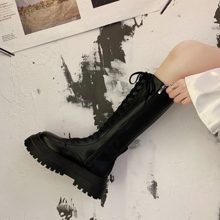 [HÀNG CÓ SẴN] Giày Bốt Nữ Cổ Cao Đế 5,5 cm Thời Trang Thu Đông Boots | WebRaoVat - webraovat.net.vn