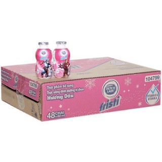 Thùng 48 Chai Sữa Chua Uống Fristi Hương Dâu - 80ml