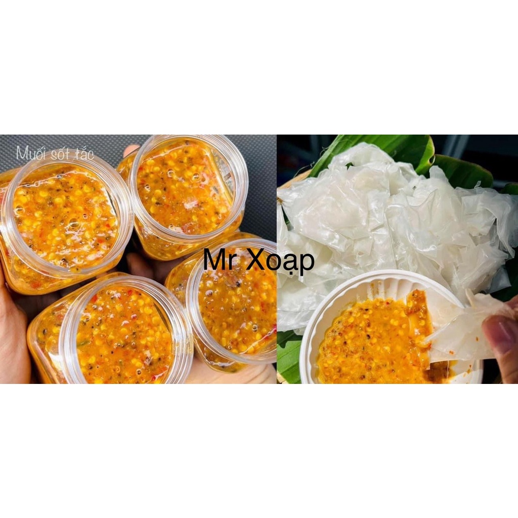 Bánh tráng phơi sương chấm sốt tắc siêu ngon