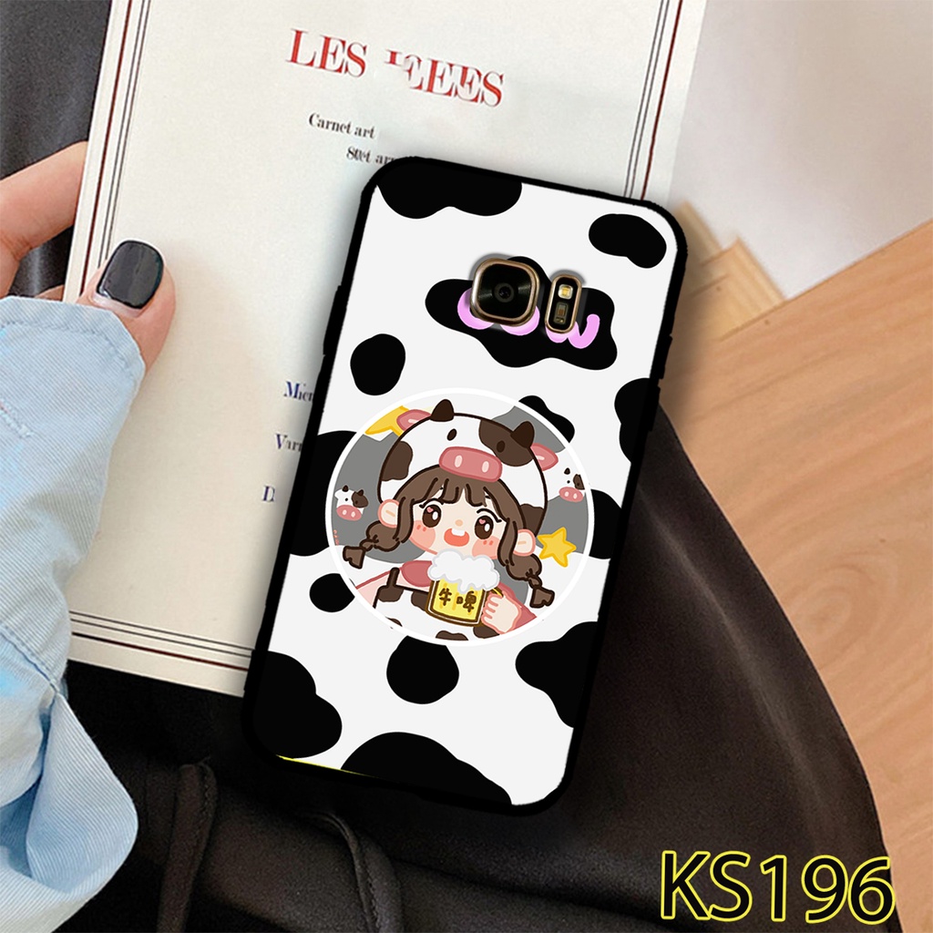 [HOT] Ốp lưng Samsung S6/S6 EDGE/S7/S7 EDGE in hình bò sữa siêu đẹp, độc, lạ_KINGSTORE.HN_Ốp SS S6/S6 EDGE/S7/S7 Edge
