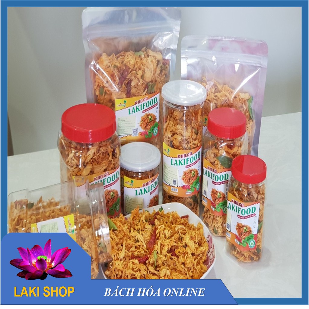 Khô gà Laki Bơ Tỏi