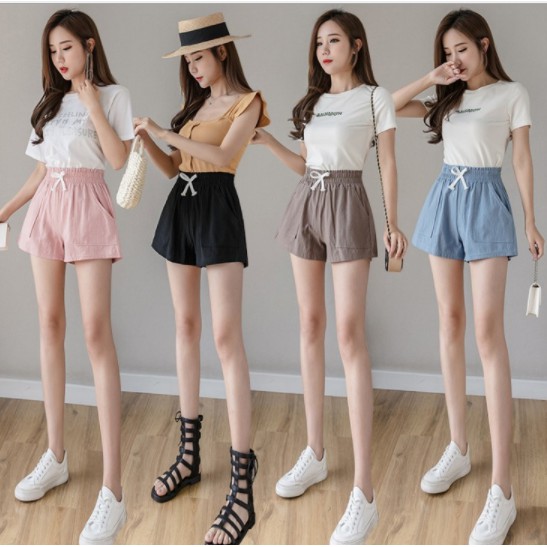 (FLASH SALE) Quần short, quần đùi nữ vải đũi siêu mát , nhẹ nhàng, thấm hút mồ hôi cực tốt!!!