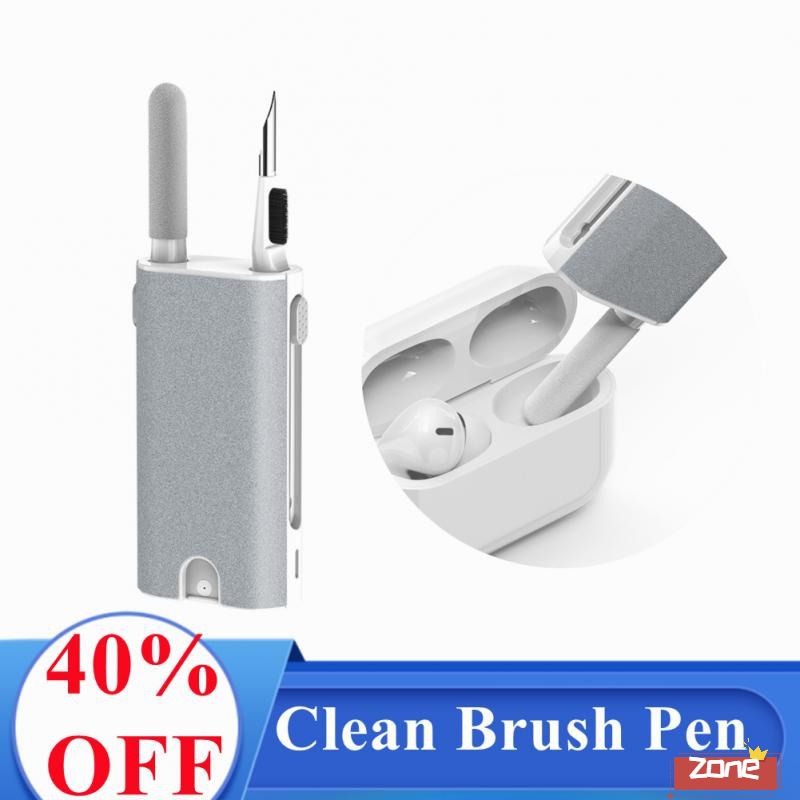 Q6 5 Trong 1 Tai Nghe Nhét Tai Bộ Vệ Sinh Đa Năng Bút Vệ Sinh Với Xịt Bụi Chổi Vệ Sinh dành Cho Tai Nghe Ốp Lưng Điện Thoại 'Vùng