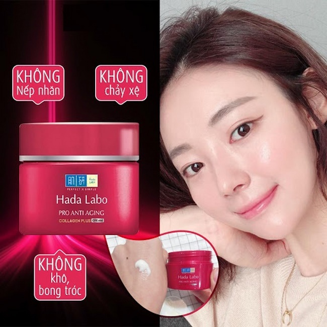 Kem Dưỡng Hada Labo Đỏ Chuyên Biệt Chống Lão Hóa 50g Pro Anti Aging α Lifting Cream Chính Hãng