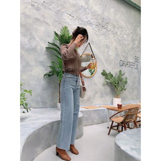 Quần bò ống rộng q9121
