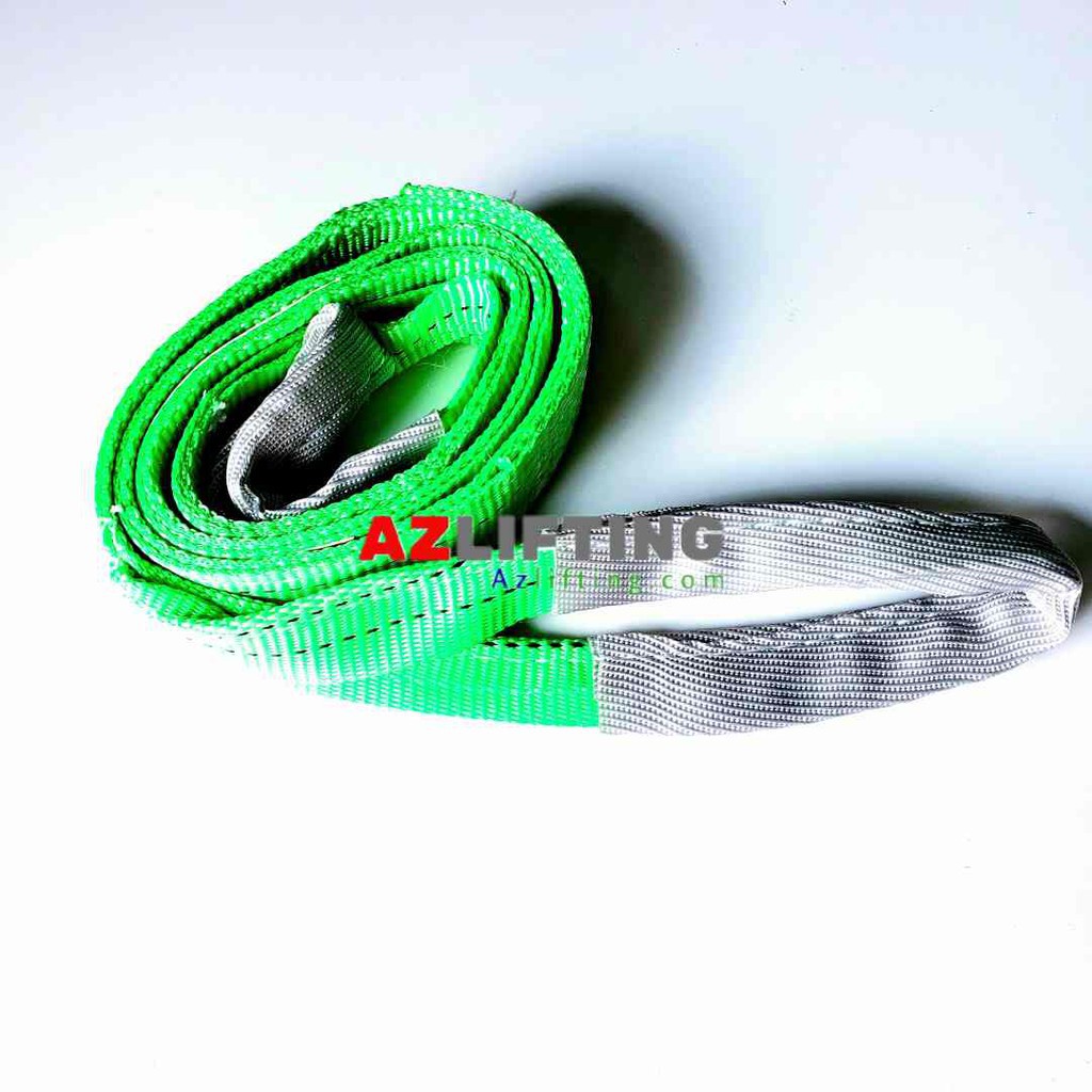 Dây cáp vải cẩu hàng bản dẹp hai tấn một mét hệ số an toàn 5:1