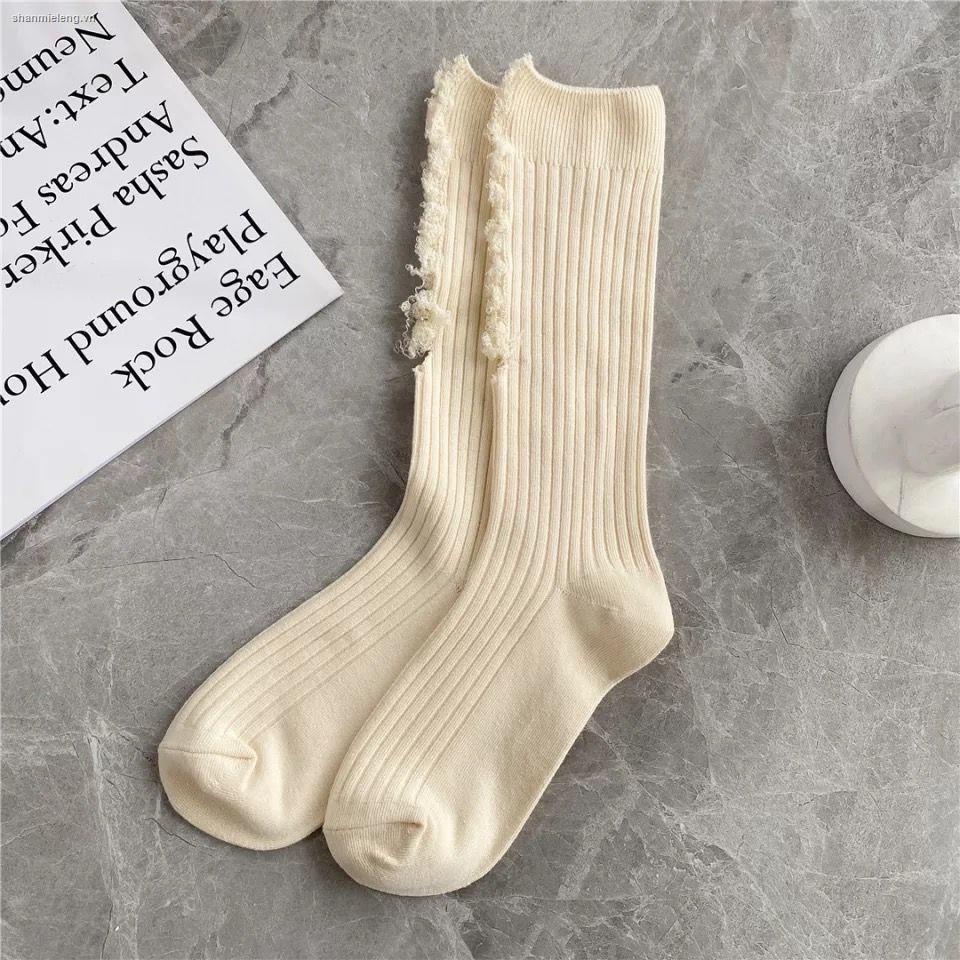 Vớ ống cao mỏng phối lỗ rách thời trang xuân hè cho nữ tùy chọn số lượng