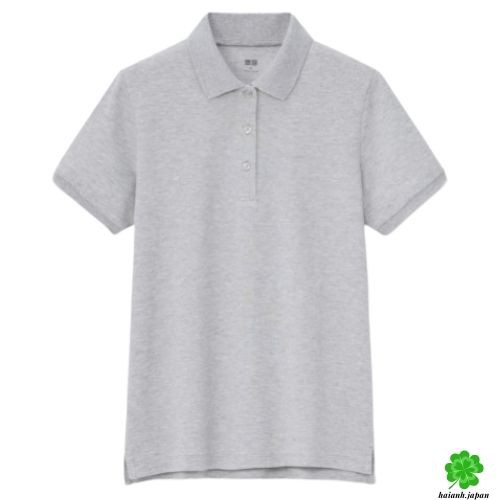 Áo polo uniqlo nữ, Áo phông uniqlo nữ chính hãng co giãn màu đỏ, beigi (tay ngắn)