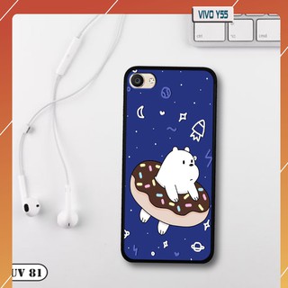 Ốp Vivo Y55 - lưng nhám viền dẻo ngộ nghĩnh