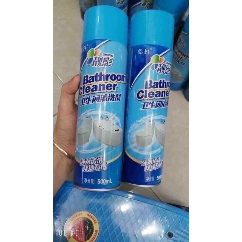 Bình Xịt Bọt Tuyết gột rửa phòng tắm - dọn dẹp vệ sinh Bathroom Cleaner - chai xịt vệ sinh nhà tắm siêu sạch