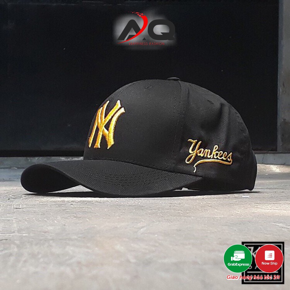 Mũ lưỡi trai nam FREESHIP Nón kết nam NK01 thêu logo NY thể thao chất kaki mềm mịn thoáng mát thấm hút mồ hôi tốt