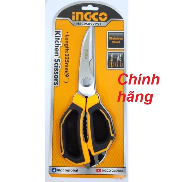 ĐỒ NGHỀ INGCO Kéo nhà bếp 225mm HSCRS822251