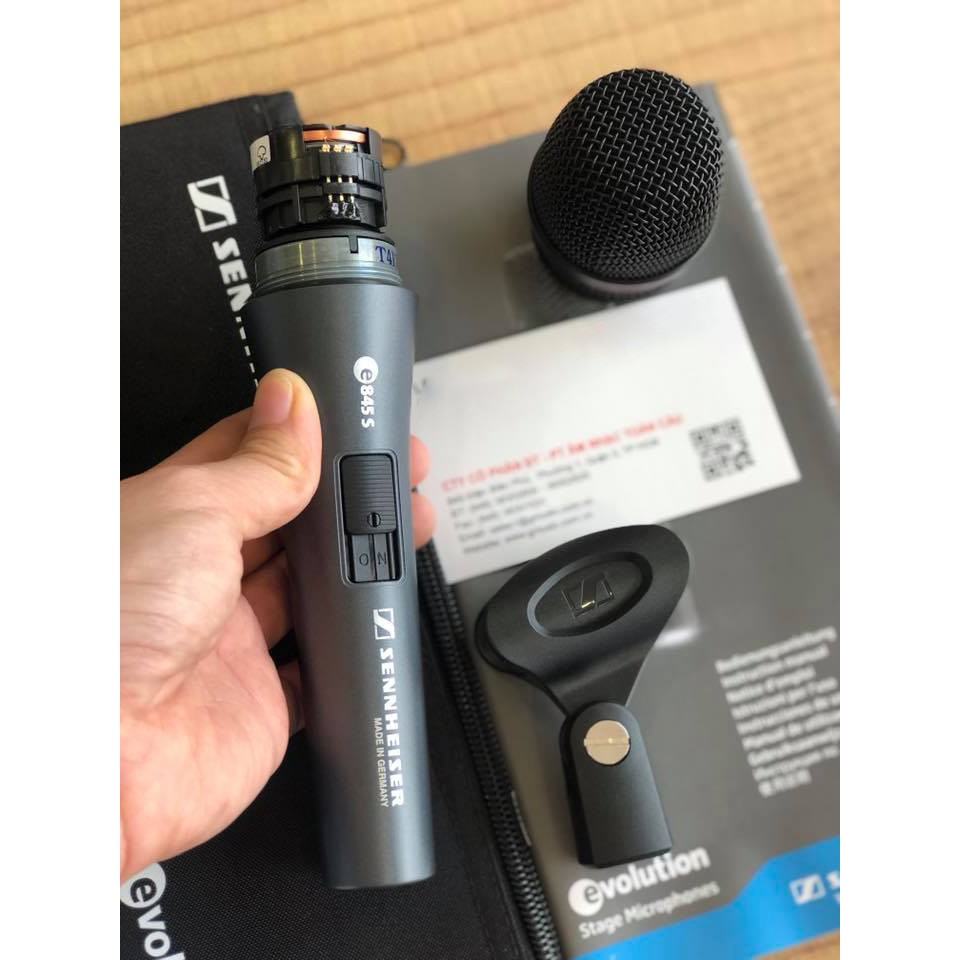 Micro Dynamic SENNHEISER E845S Vocal Microphone Chính hãng