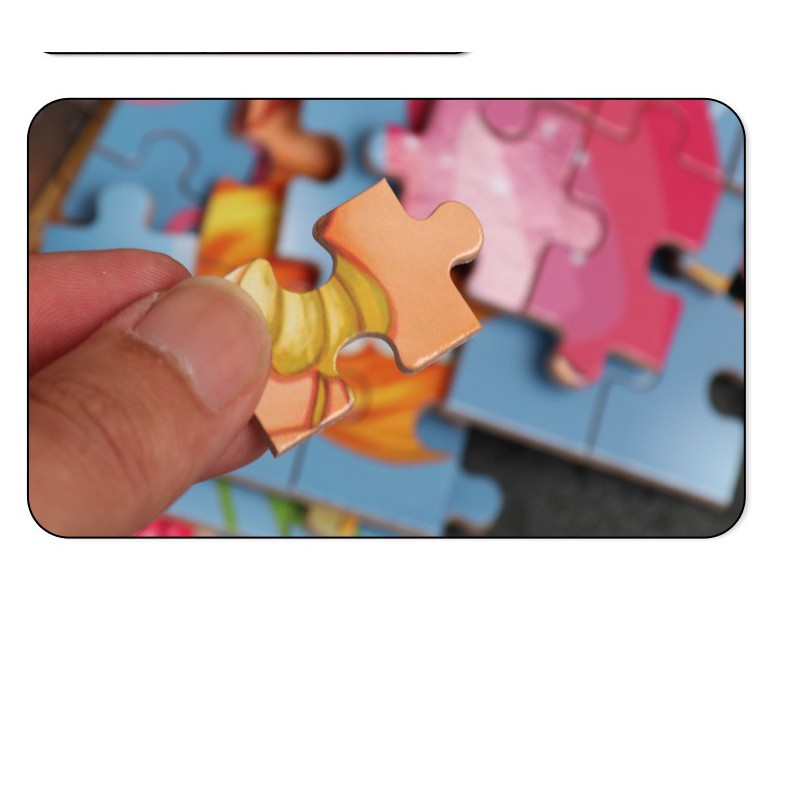 Ghép Hình Puzzle 200 Mảnh Ghép Bằng Gỗ - Động Vật Trong Rừng