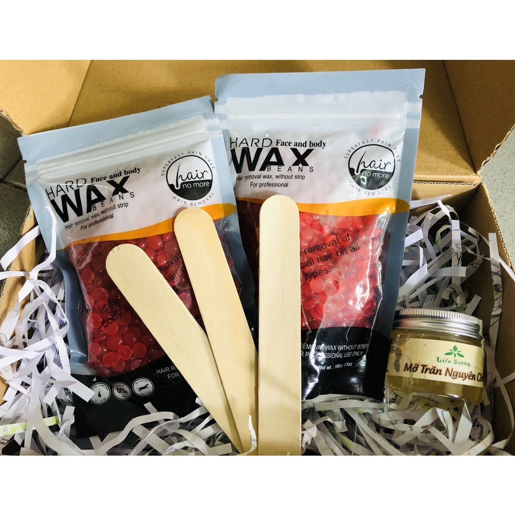 Sáp WAX HARD WAX BEANS  Bịch cực xịn sò , Bịch nhỏ 100g có nhiều màu dễ thương để khách iu lựa chọn