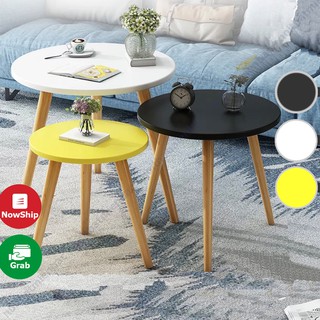 Bàn trà tròn chân gỗ tự nhiên phong cách vintage, có thể làm bàn trà bệt hoặc bàn sofa (full phụ kiện đi kèm )