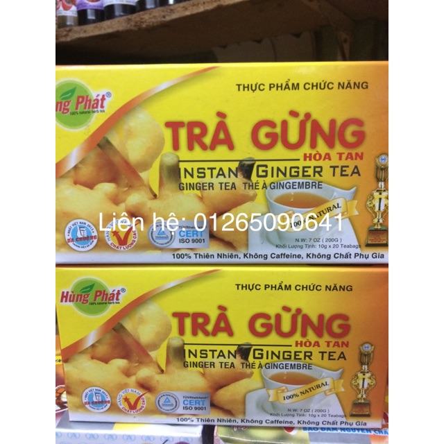 Trà gừng Hùng Phát