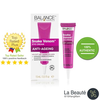 Balance Snake Venom Eye Cream Anti-Ageing - Kem Dưỡng Da Vùng Mắt 15ml